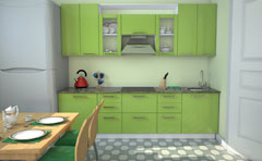 Kitchen photorealistic render - Maya / V-ray